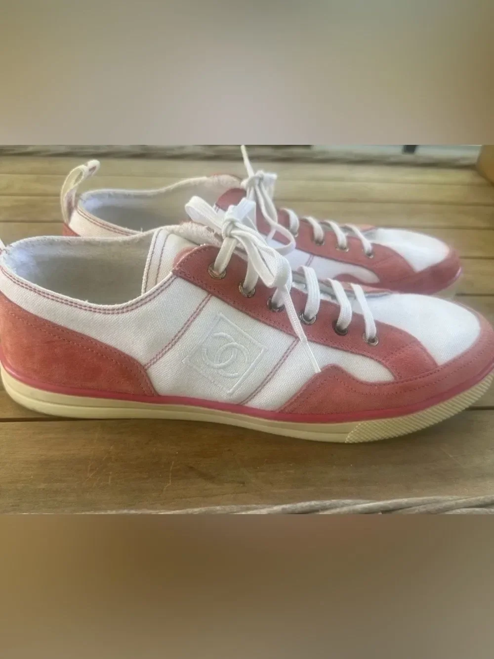 Camel Suede & Canvas 2008 Cruise Tennis Shoes 11.5